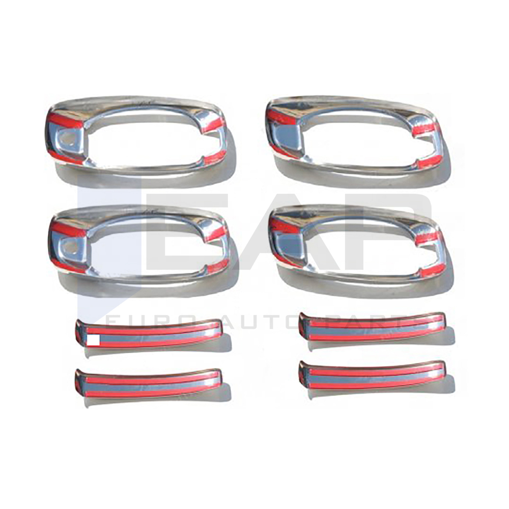 Door Handle Cover Frame - 4 Doors - Stainless Steel
