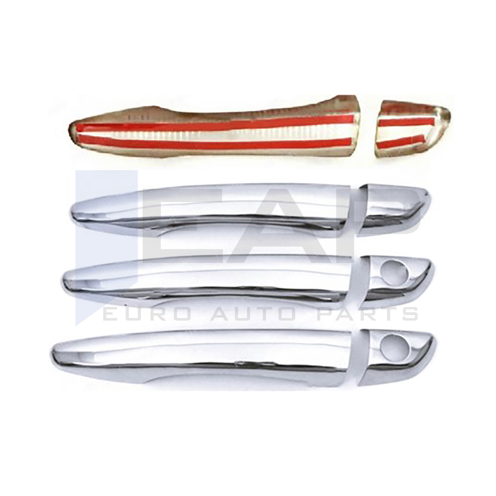 Door Handle Cover (Rear Double Door) - 4 Doors - Stainless Steel