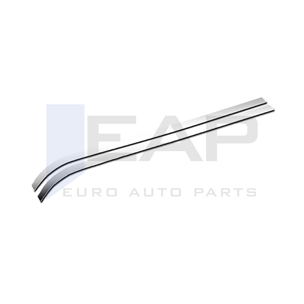 Side Door Rail Trim - 2 Pcs - Stainless Steel