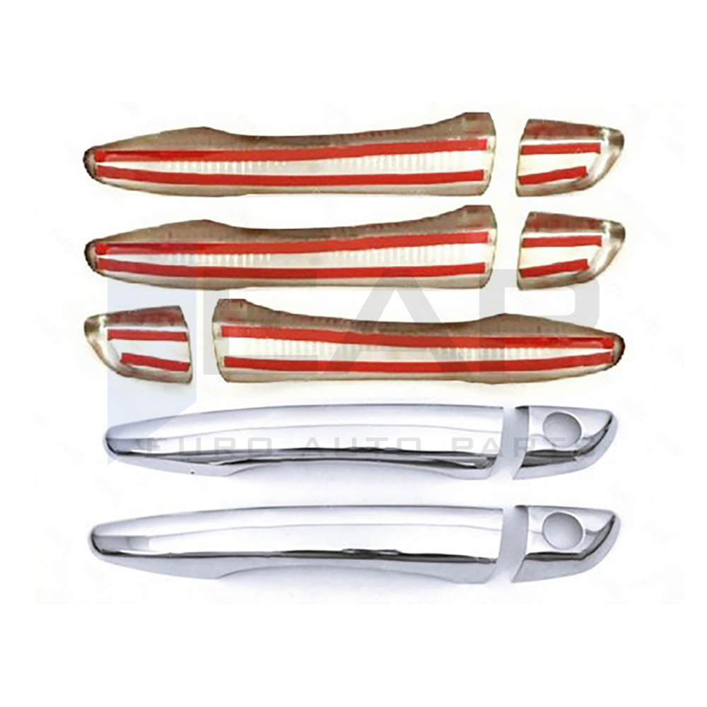 Door Handle Cover - 5 Doors - Rear Double Door - Stainless Steel