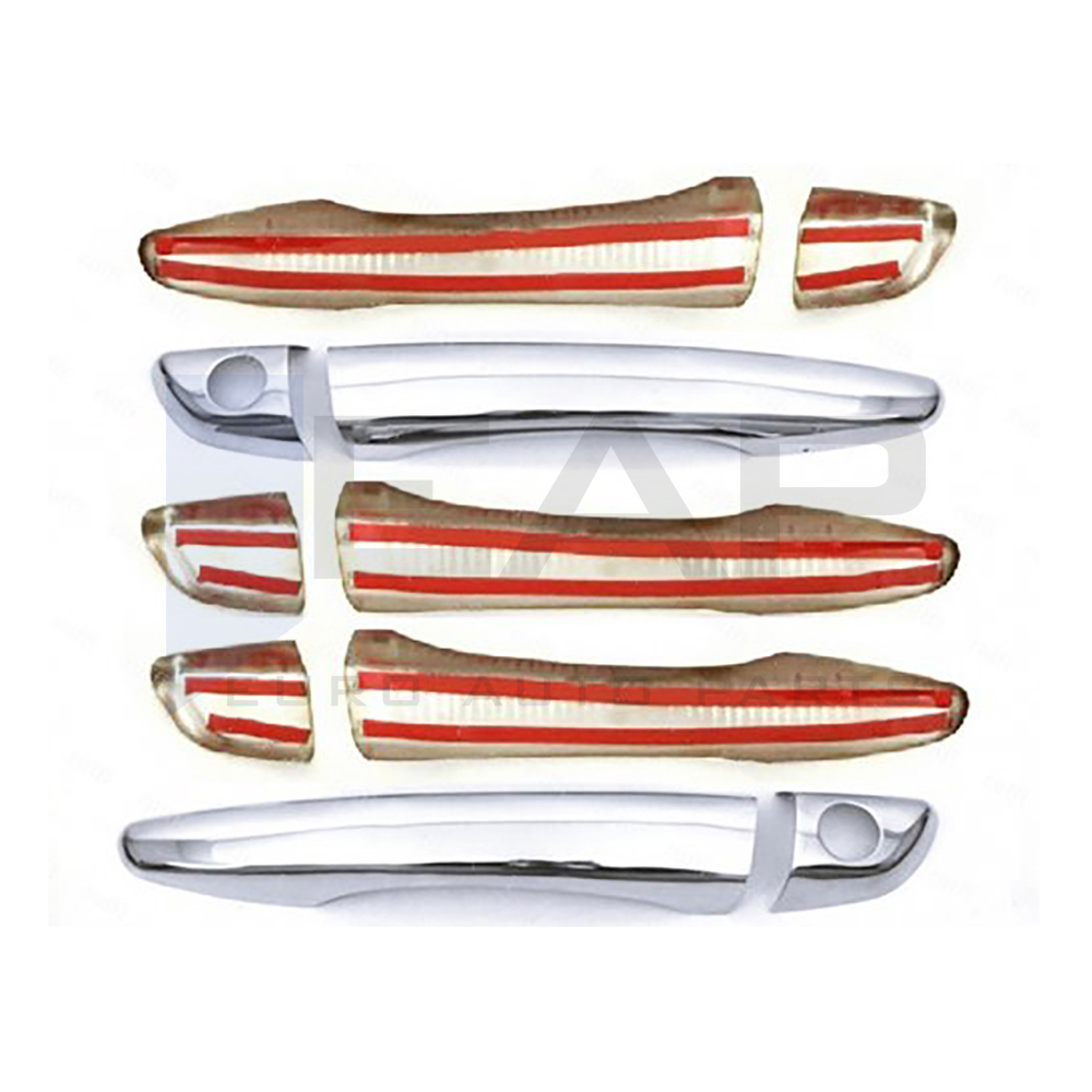 Door Handle Cover (Rear Double Door) (RHD) - 5 Doors - Stainless Steel