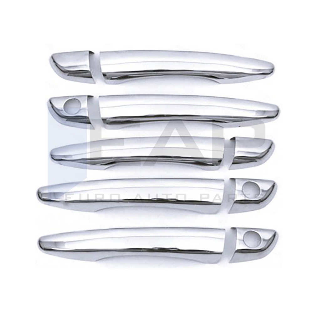 Door Handle Cover - 5 Doors - Rear Double Door (Three Holes) - Stainless Steel