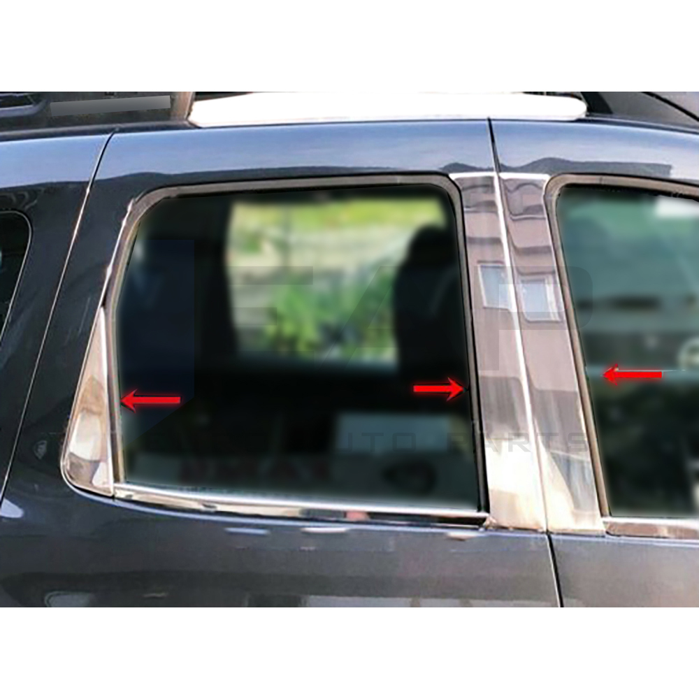 Door Post Set - 6 Pcs - Stainless Steel