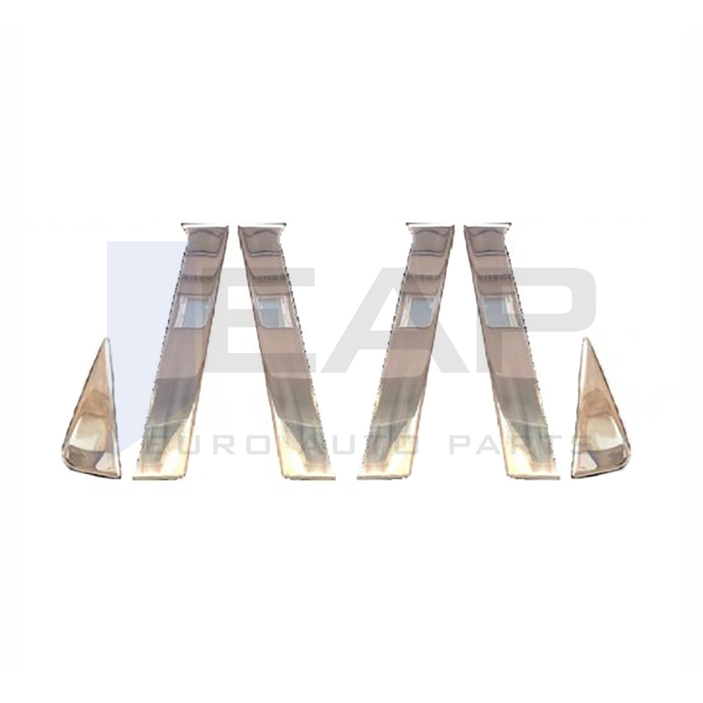 Door Post Set - 6 Pcs - Stainless Steel