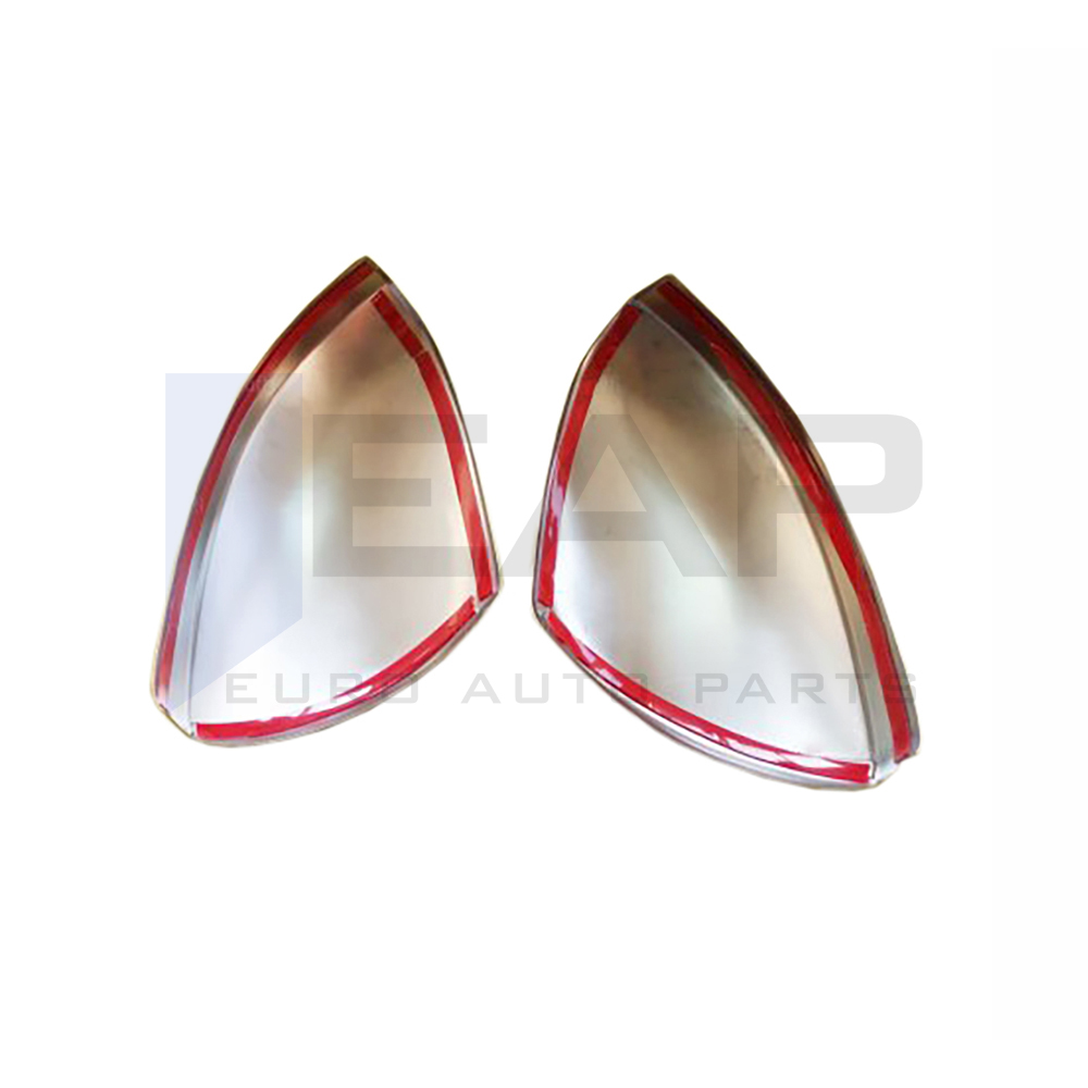 Mirror Cover - 2 Pcs - Stainless Steel