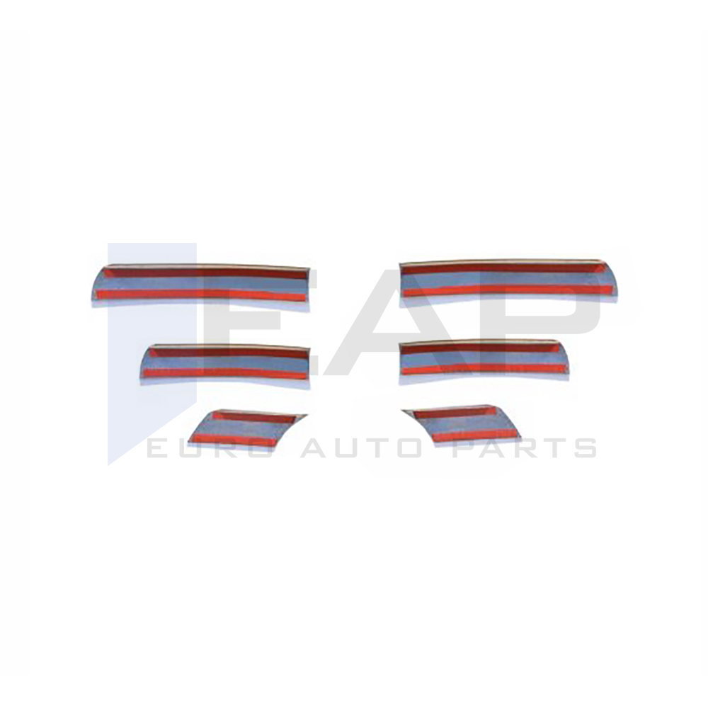 Front Grille - 6 Pcs - Stainless Steel
