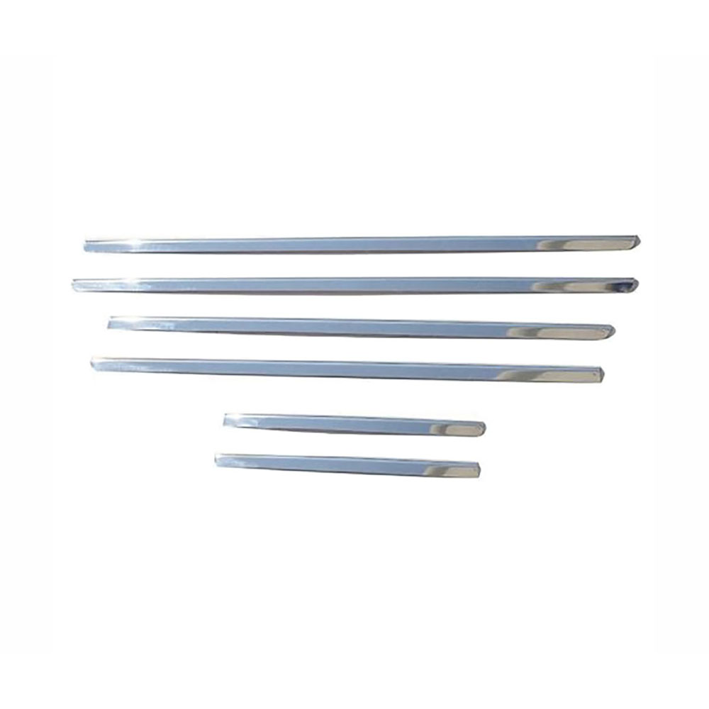 Window Frame Garnish - 6 Pcs - Stainless Steel