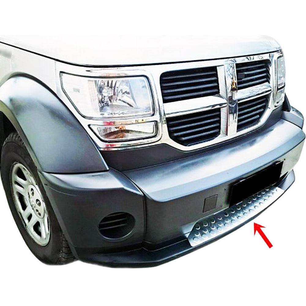 Front Bumper Lower Nickel Plated - Stainless Steel