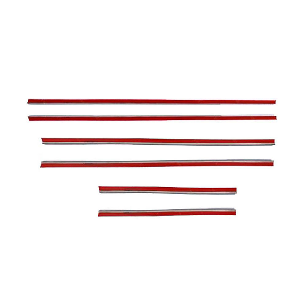 Window Frame Garnish - 6 Pcs - Stainless Steel