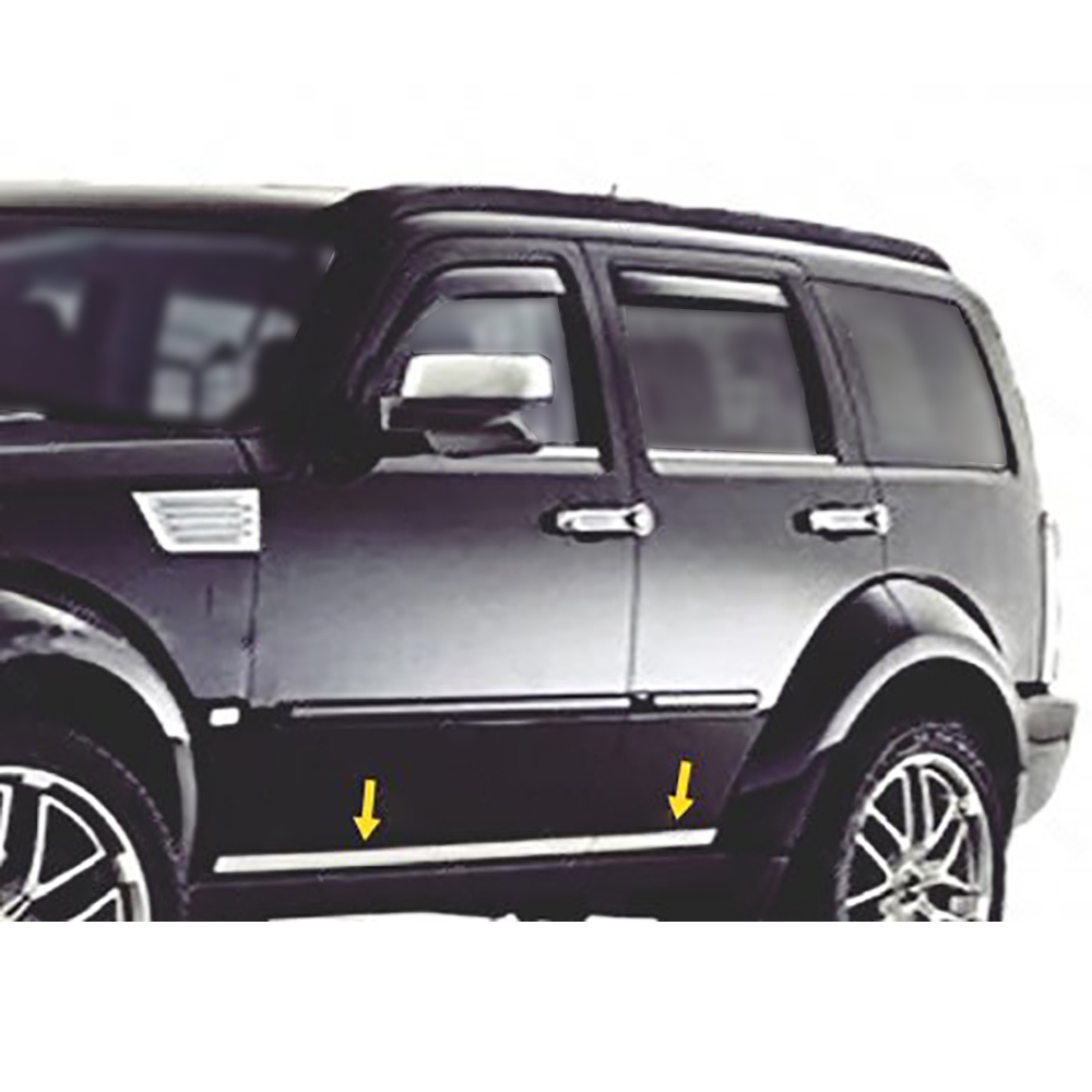 Side Door Trim - 4 Doors - Stainless Steel