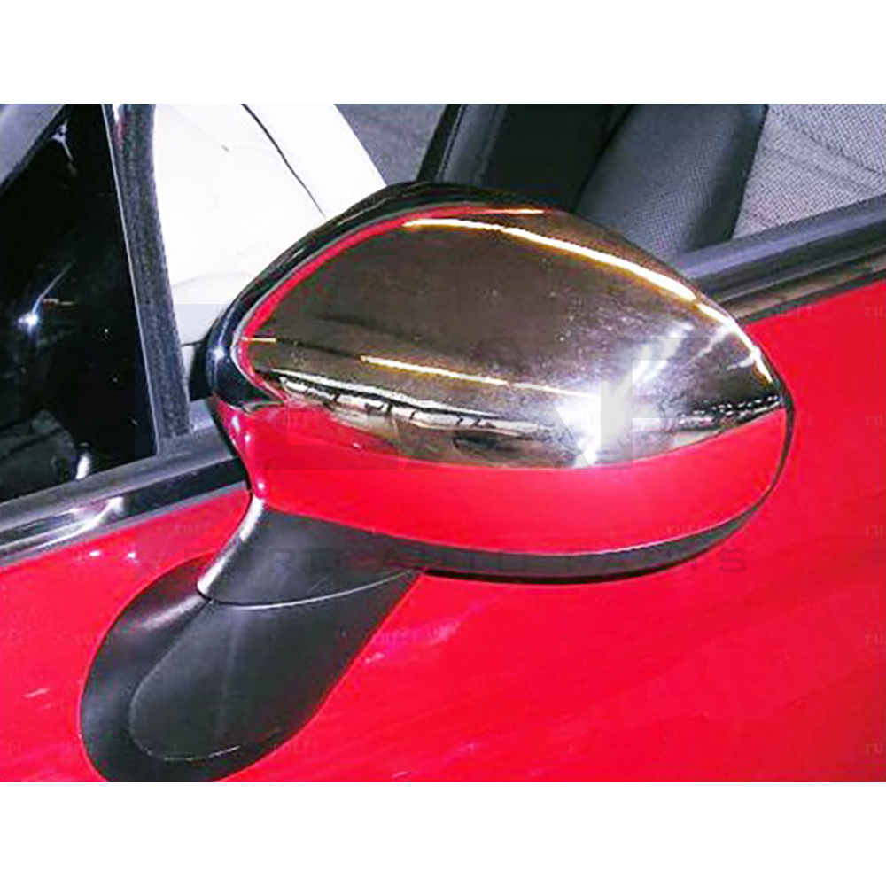 Mirror Cover - 2 Pcs - Stainless Steel