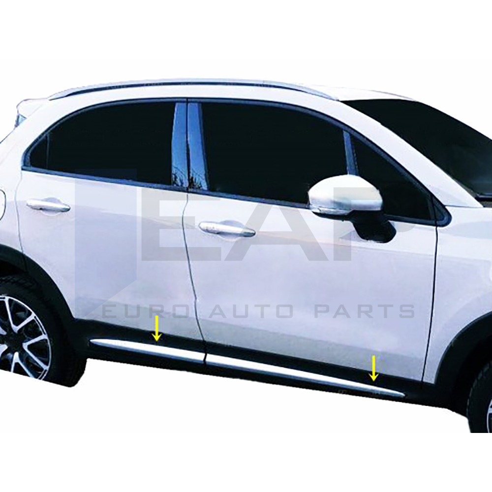 Side Door Trim - 4 Pcs - Stainless Steel