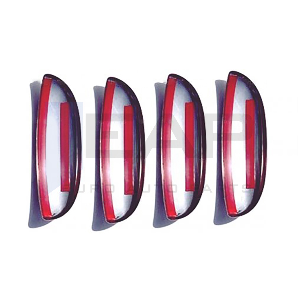 Door Handle Cover - 4 Doors - Stainless Steel