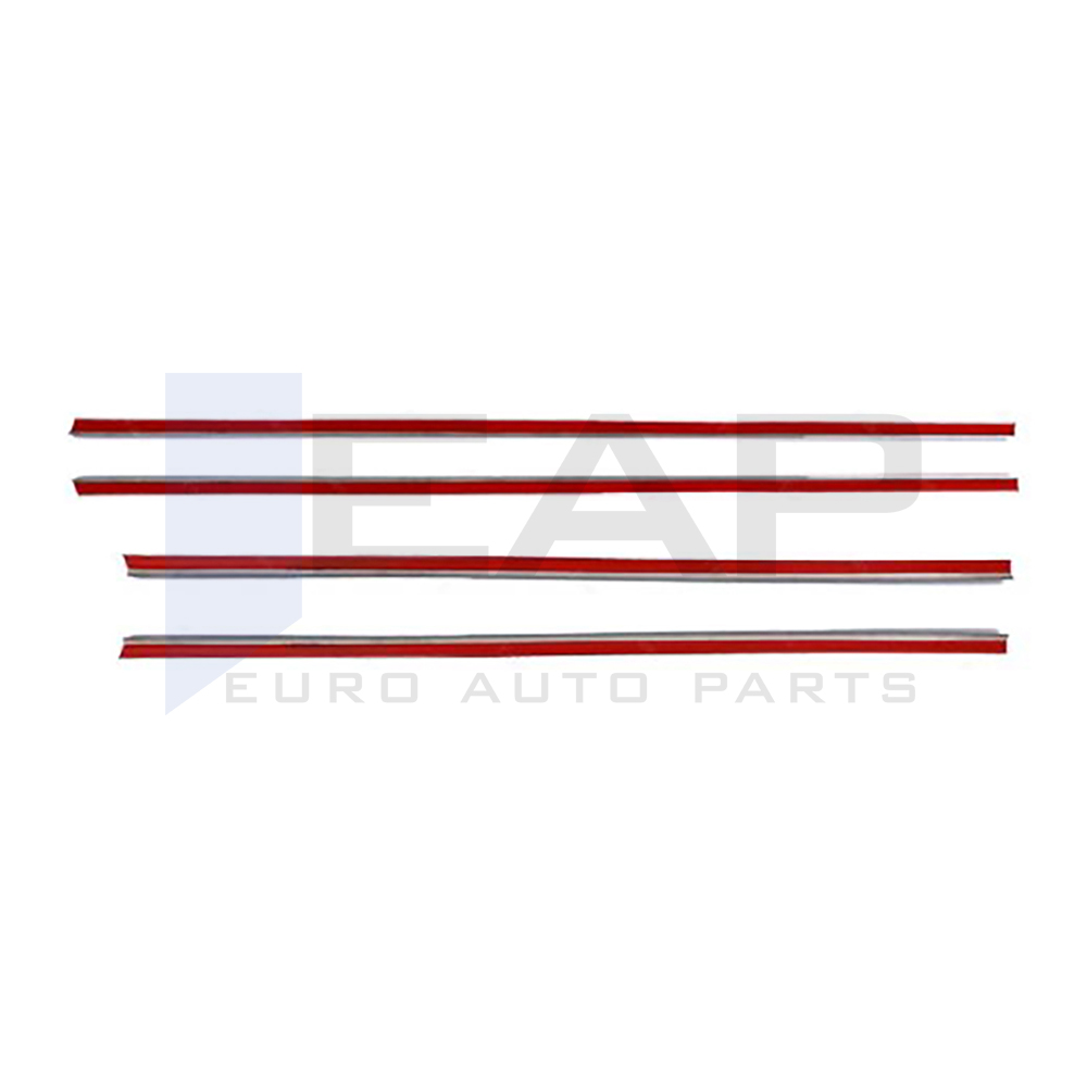 Window Frame Garnish - 4 Pcs - Stainless Steel