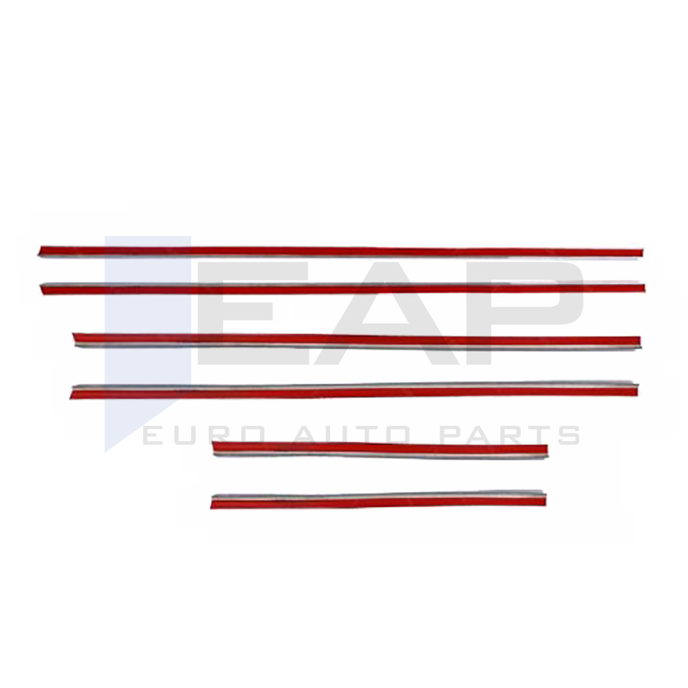 Window Frame Garnish - 6 Pcs - Stainless Steel