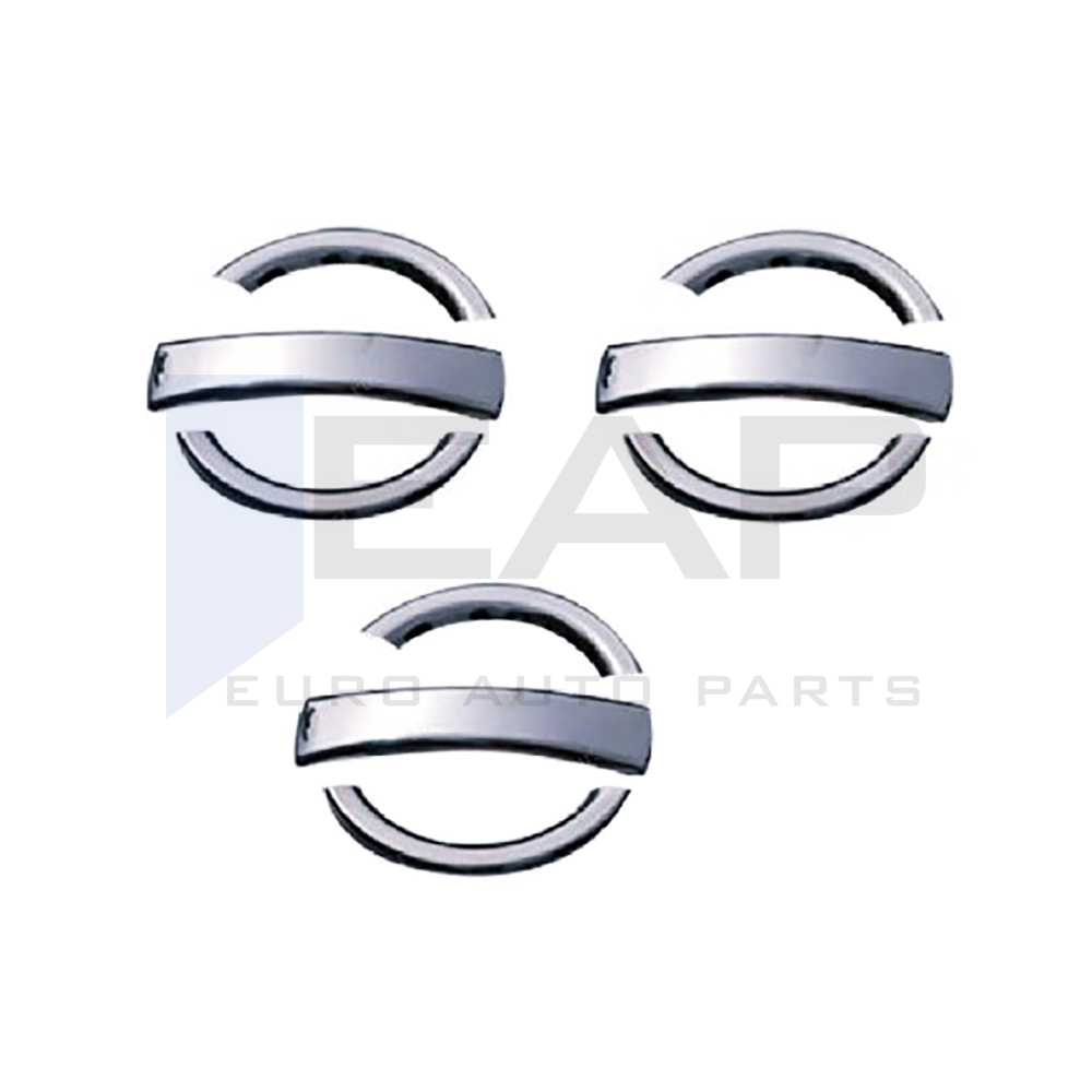Door Handle Cover - 3 Doors - Stainless Steel