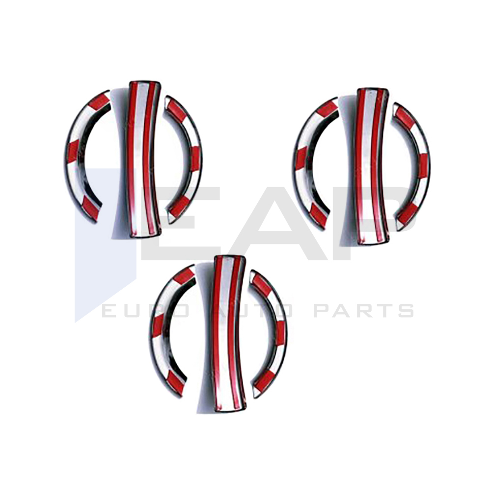 Door Handle Cover - 3 Doors - Stainless Steel