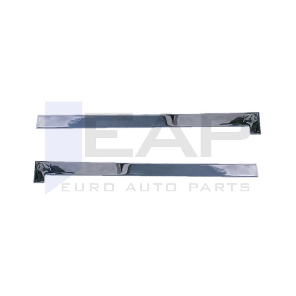 Side Door Rail Trim -  2 Pcs - Stainless Steel