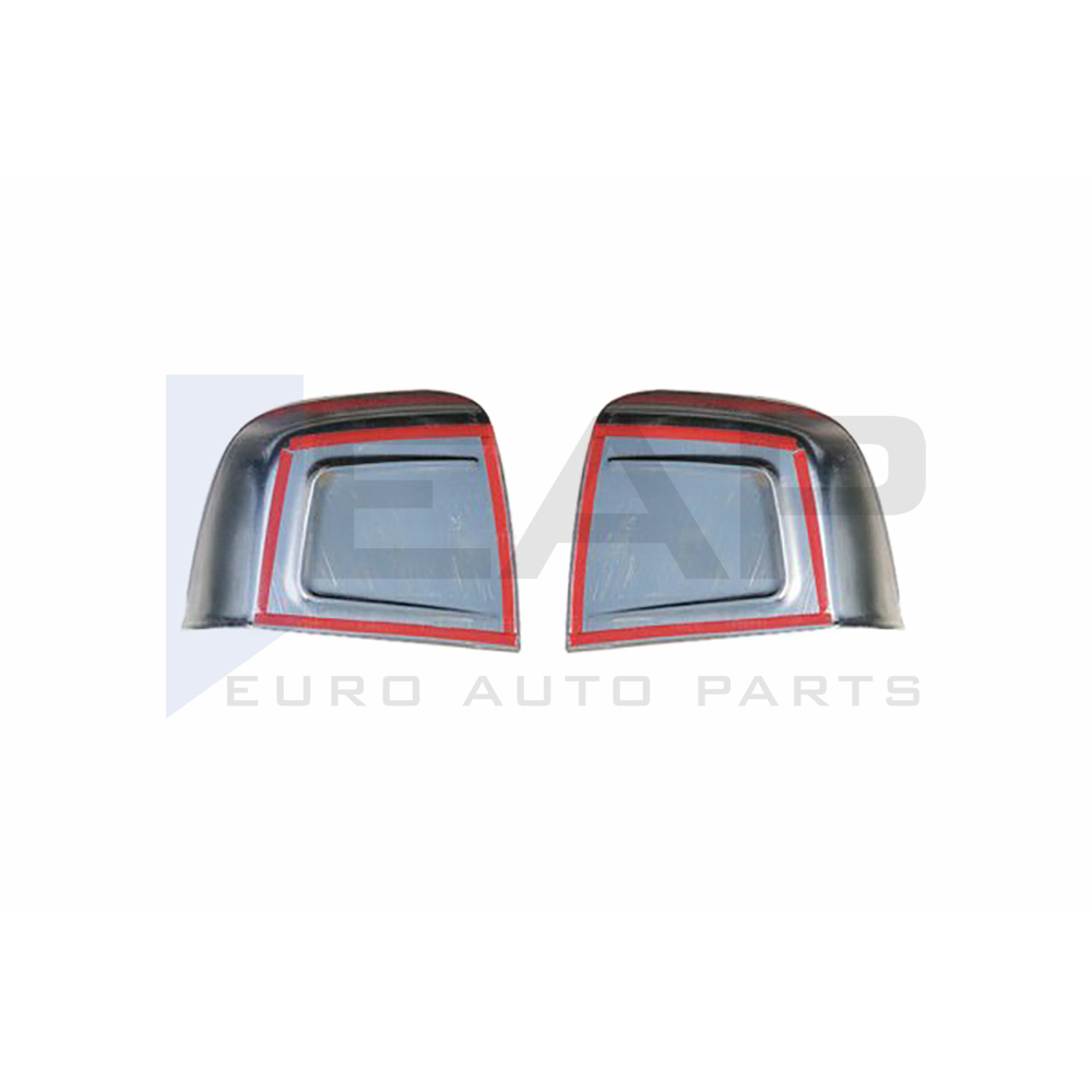Mirror Cover - 2 Pcs - Stainless Steel