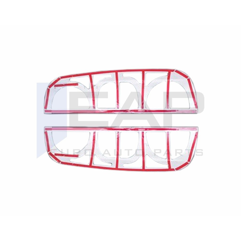 Tail Light Frame - 2 Pcs - Stainless Steel