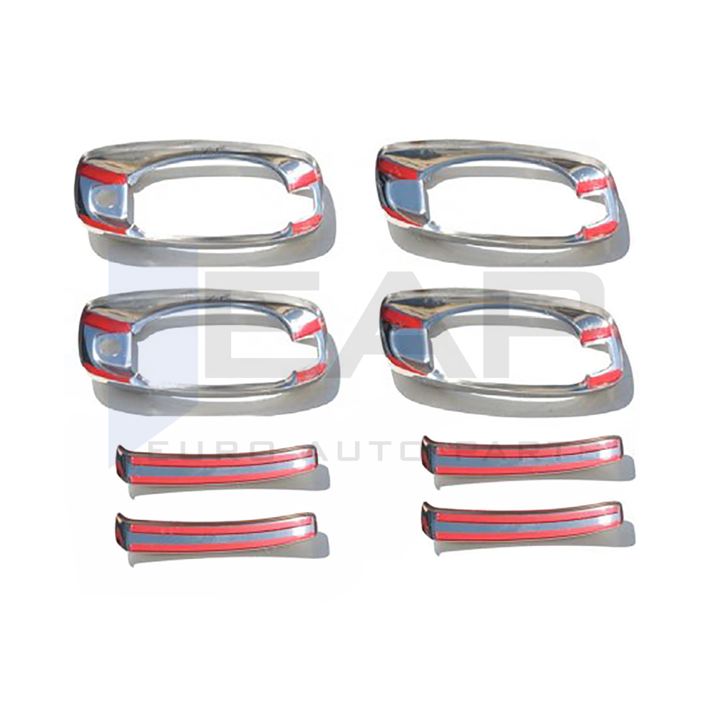 Door Handle Cover Frame - 4 Doors - Stainless Steel