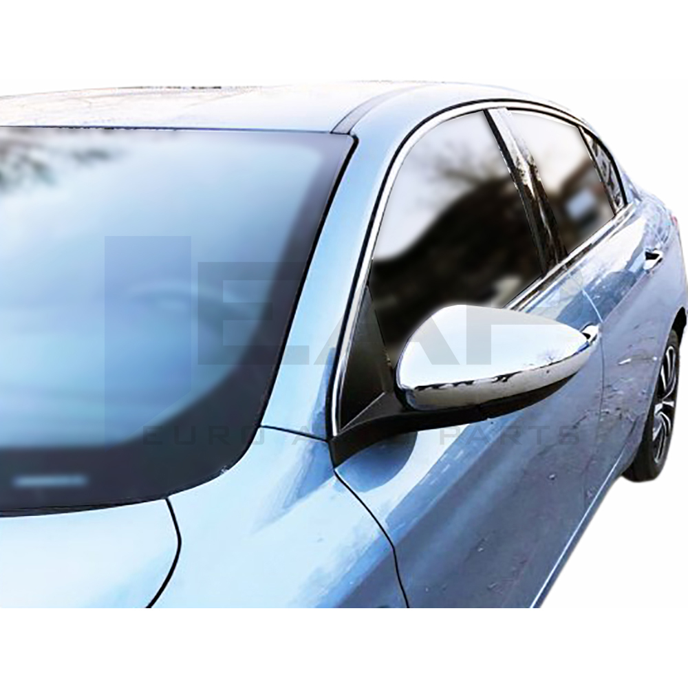 Mirror Cover - 2 Pcs - Stainless Steel