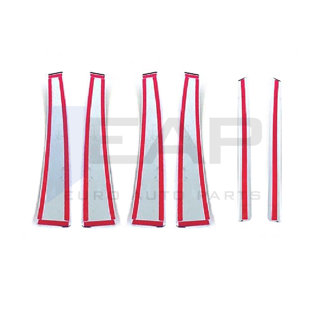 Door Post Set - 6 Pcs - Stainless Steel