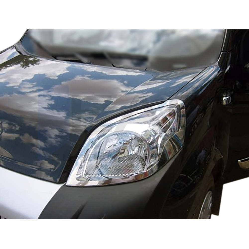 Headlight Frame - 2 Pcs - Stainless Steel