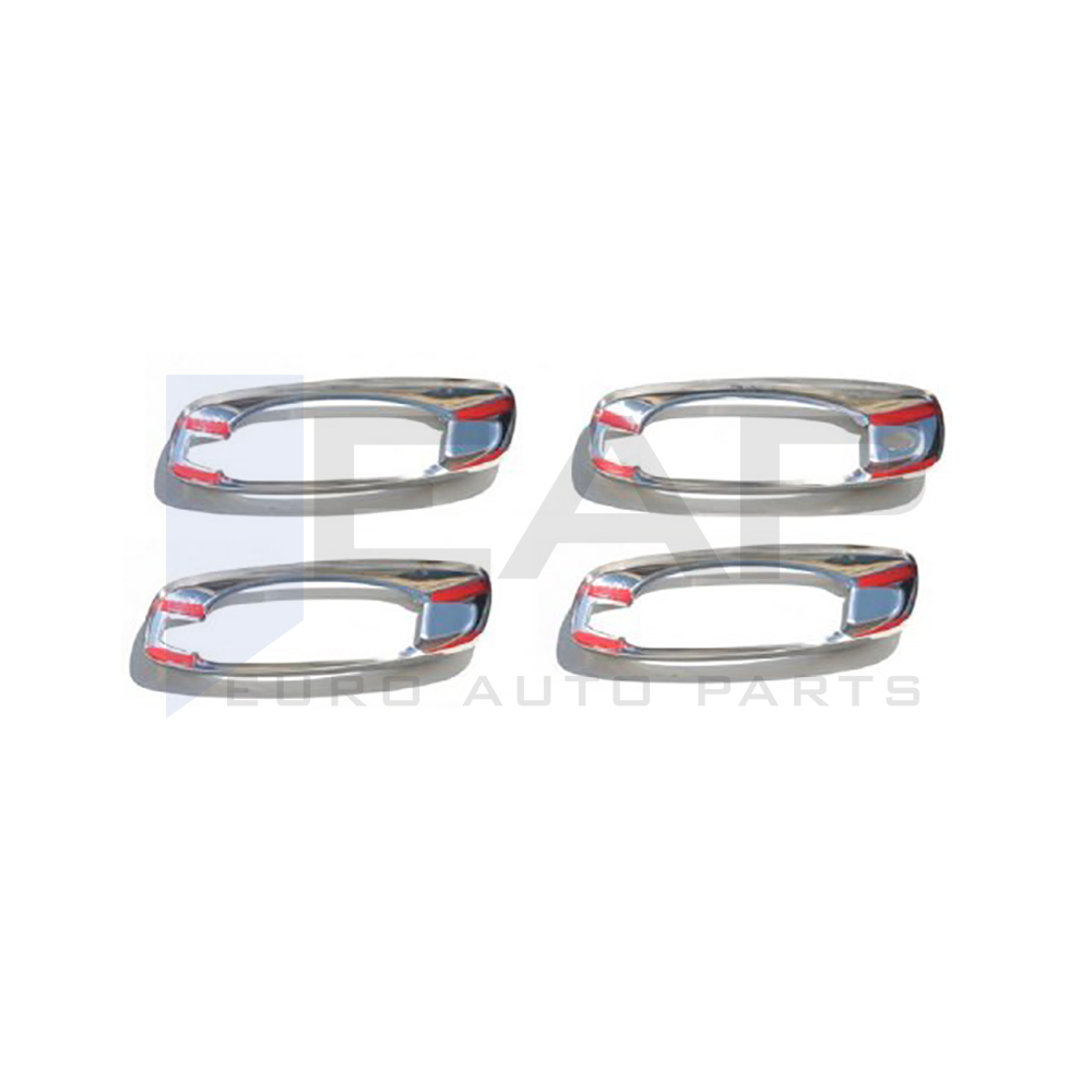 Door Handle Cover - 4 Doors - Stainless Steel   