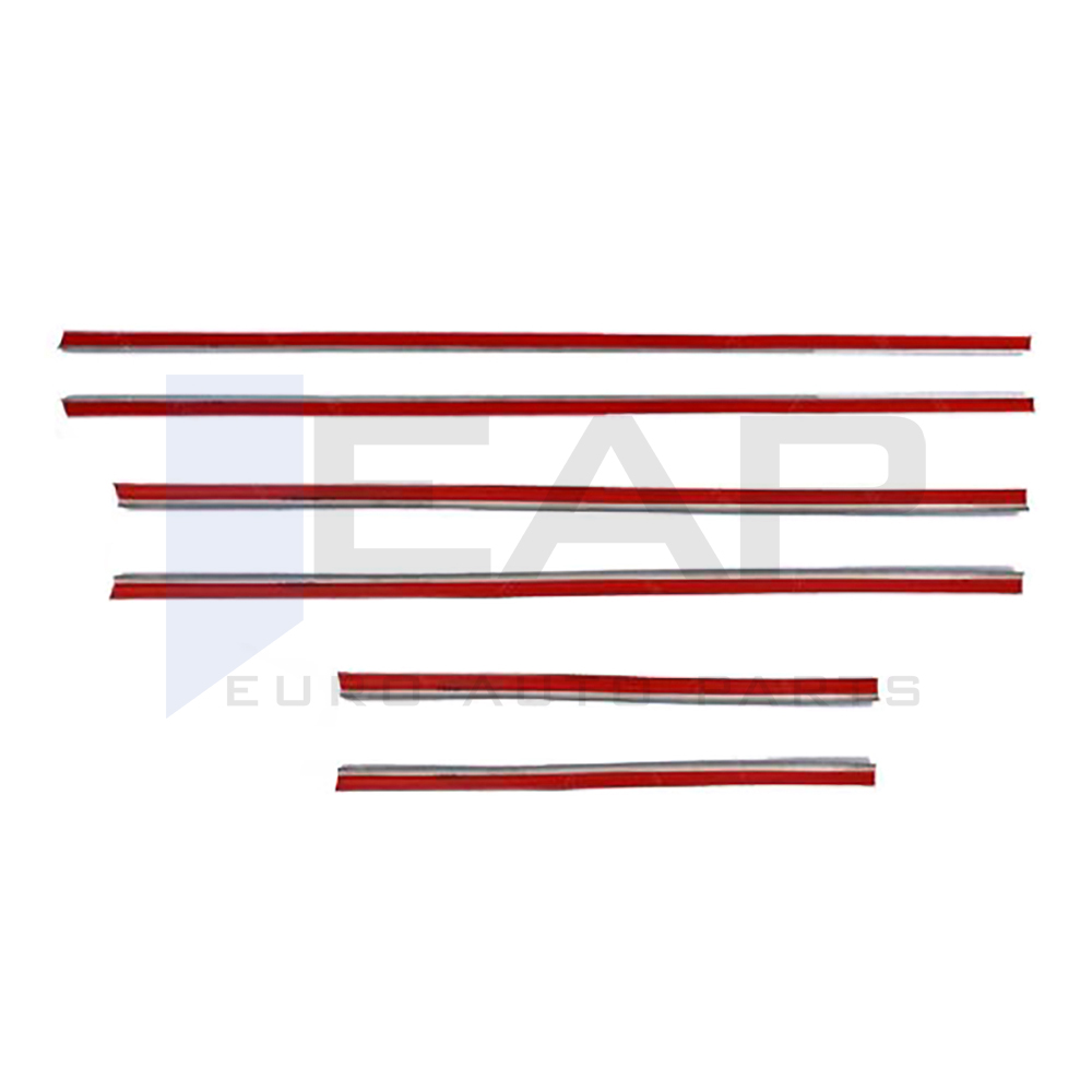 Window Frame Garnish - 6 Pcs - Stainless Steel
