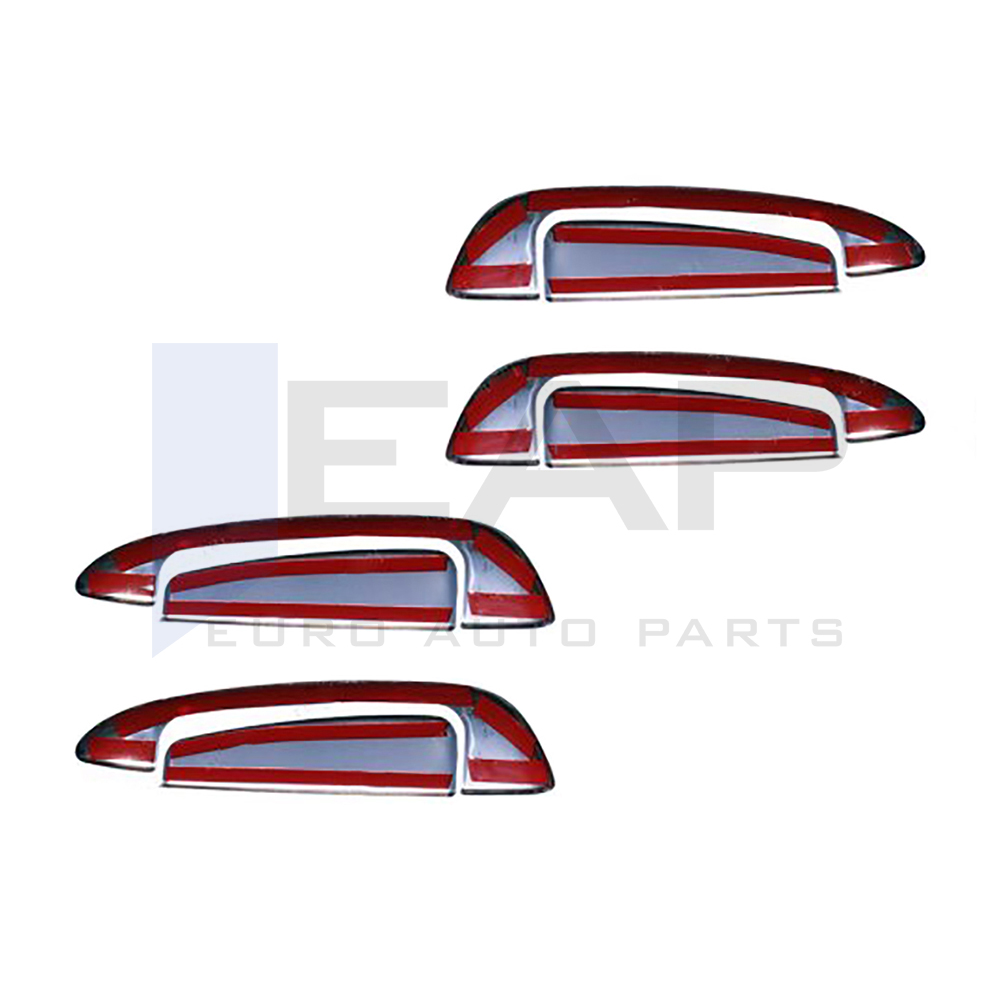 Door Handle Cover (Framed)- 4 Doors - Stainless Steel