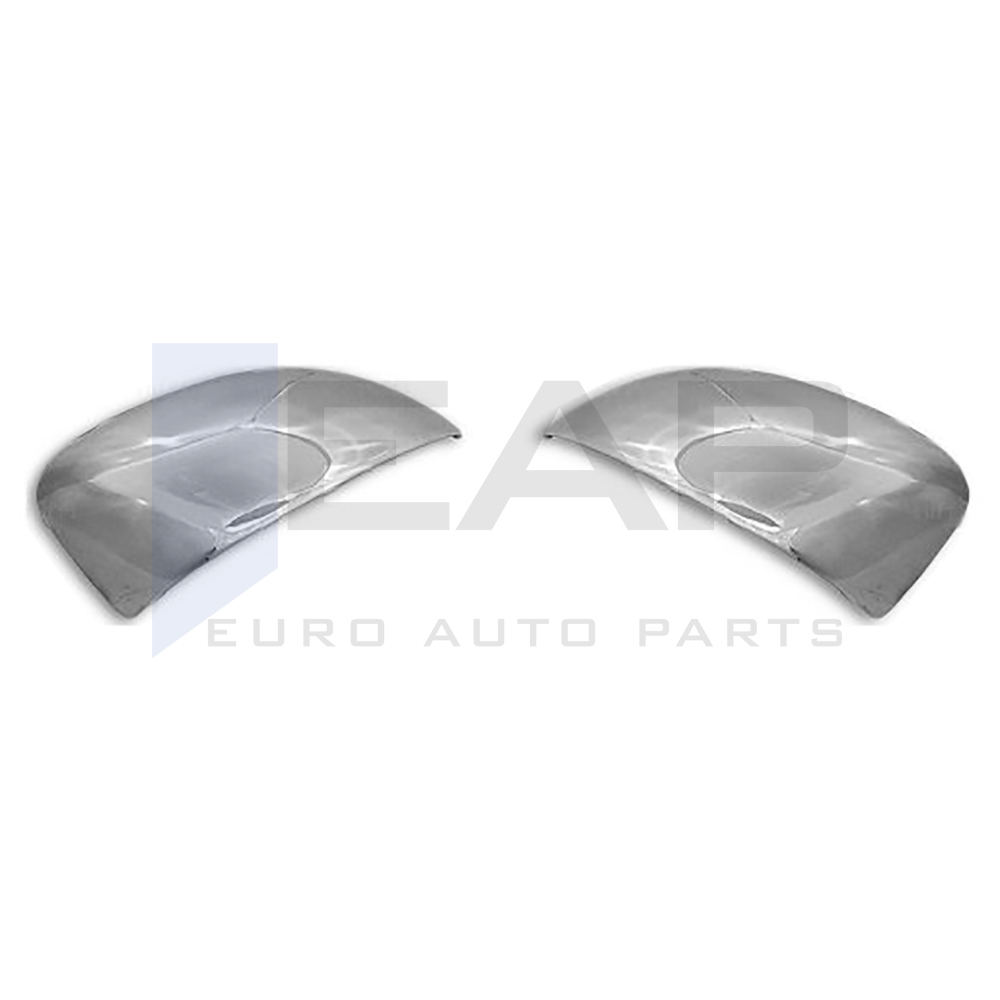 Mirror Cover - 2 Pcs - Stainless Steel