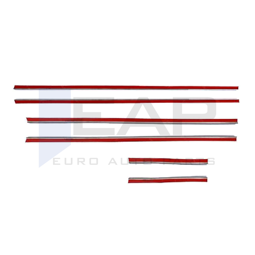 Window Frame Garnish - 6 Pcs - Stainless Steel