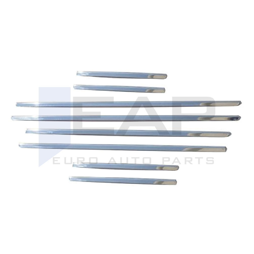 Window Frame Garnish - 8 Pcs - Stainless Steel