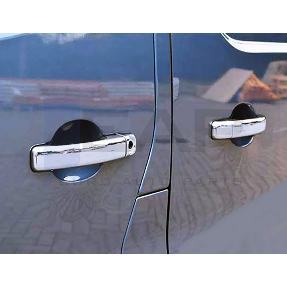 Door Handle Cover (Double Hole) - 4 Doors - Stainless Steel