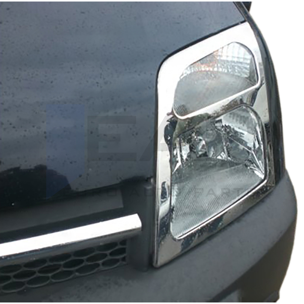 Headlight Frame - 2 Pcs - Stainless Steel