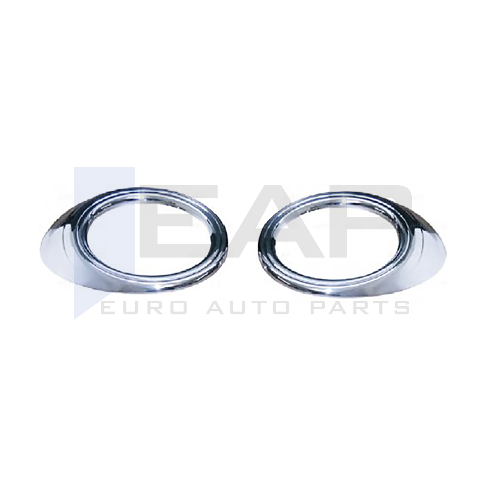 Fog Light Frame - 2 pcs - ABS Chrom