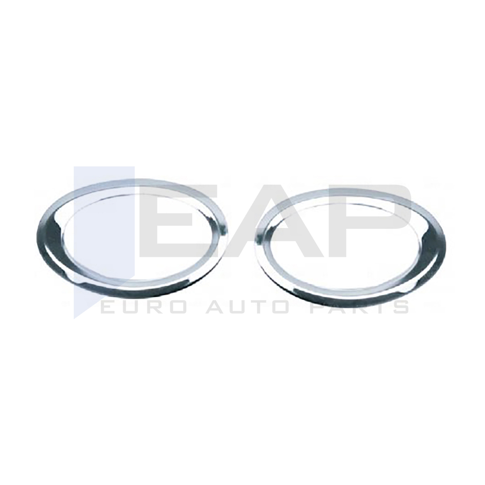 Fog Light Frame - 2 pcs - Stainless Steel 