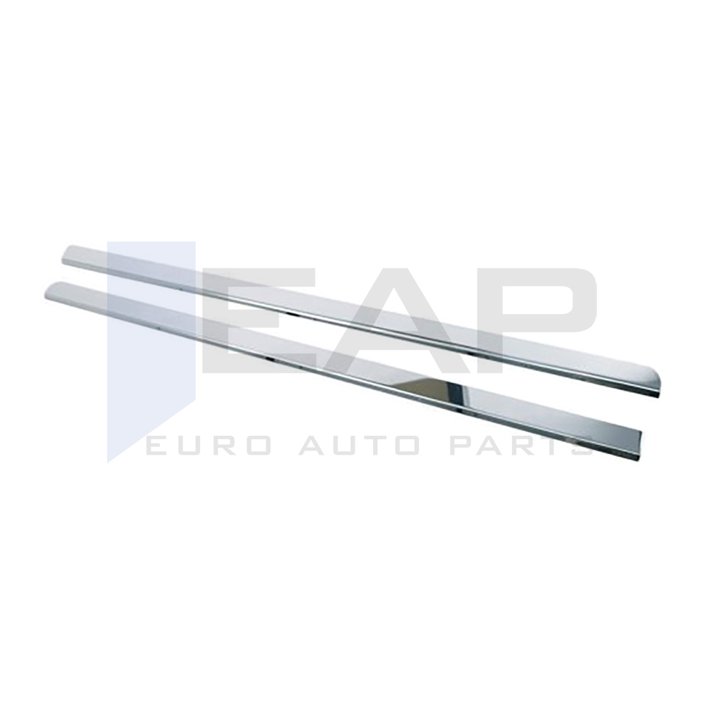 Side Door Rail Trim - 2 Pcs - Stainless Steel