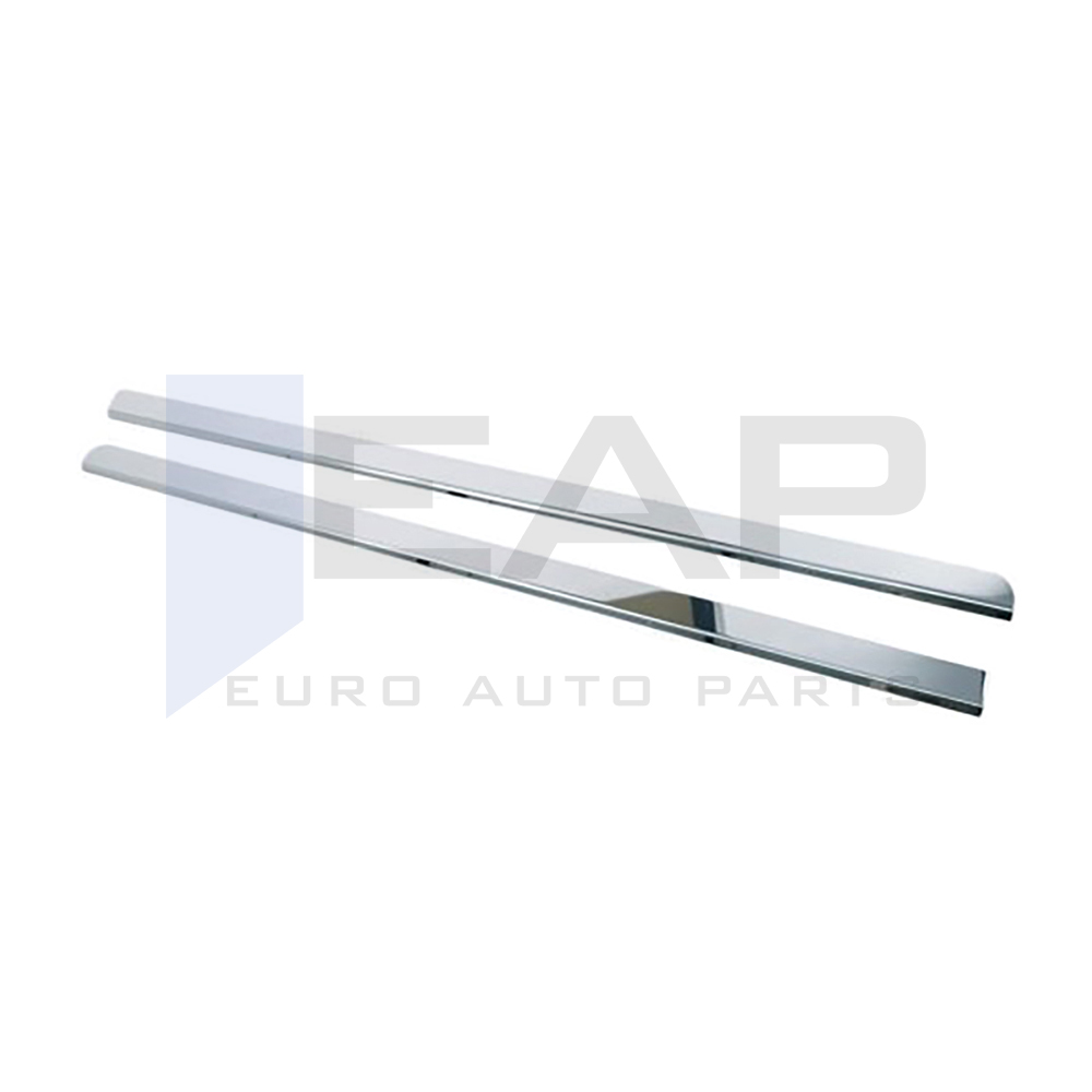 Side Door Rail Trim (Long Chassis) - 2 Pcs - Stainless Steel