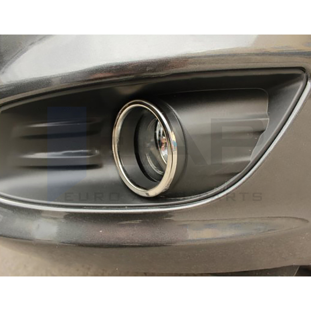 Fog Light Frame - 2 pcs - Stainless Steel 
