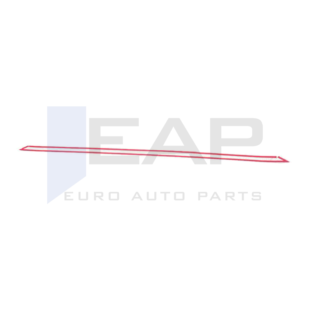 Trunk Lid Trim - Stainless Steel