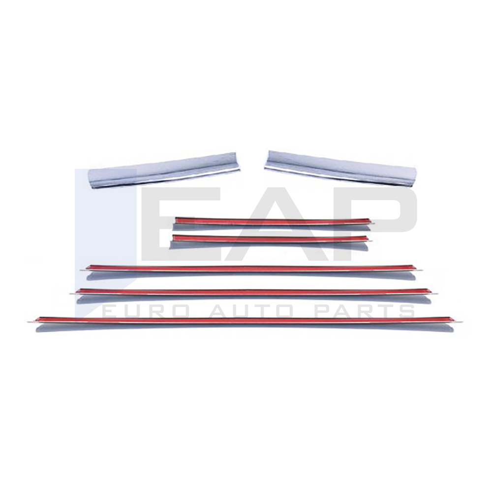 Front Grille - 7 Pcs - Stainless Steel