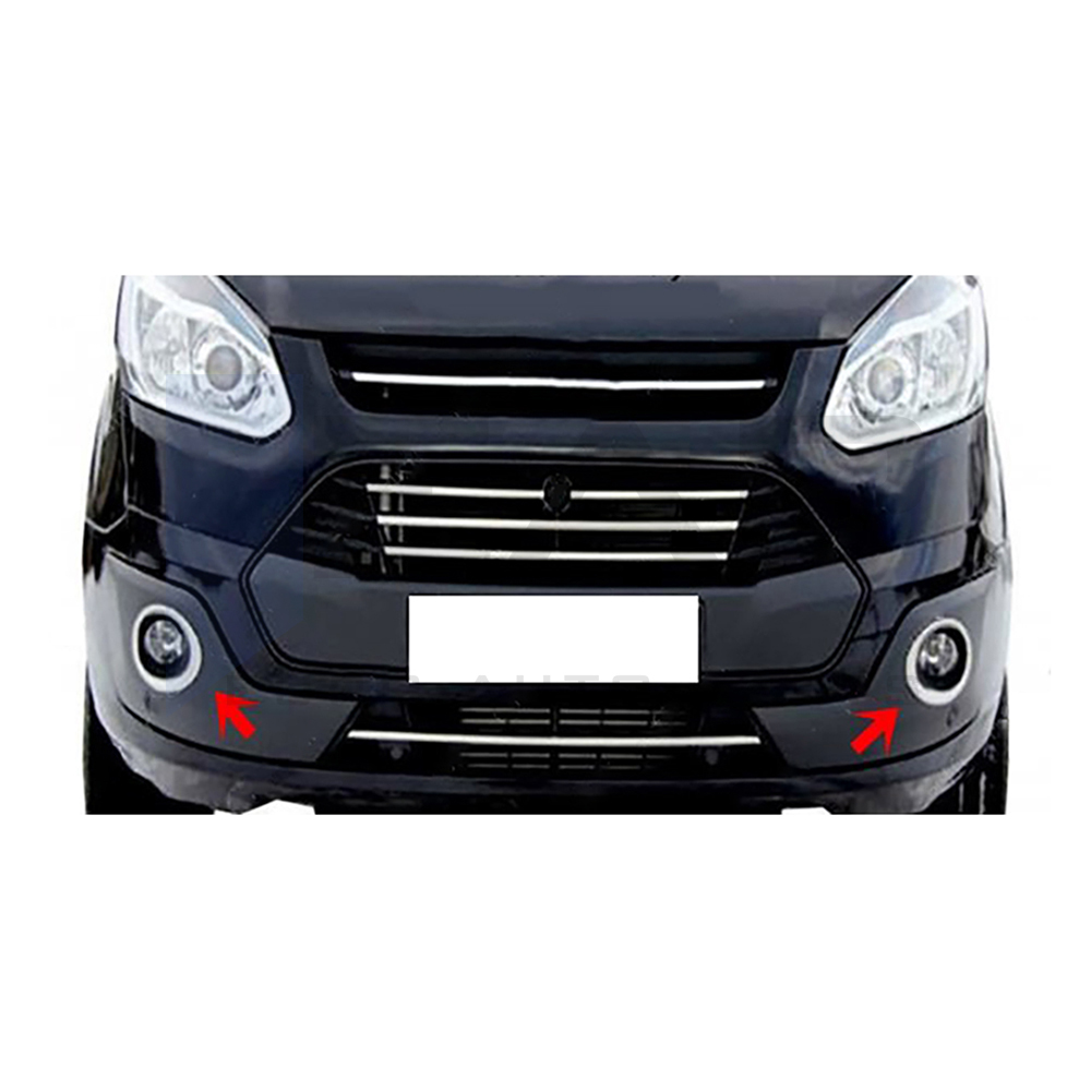 Fog Light Frame - 2 pcs - Stainless Steel 