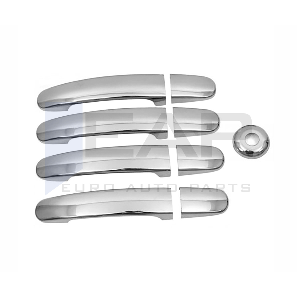 Door Handle Cover - 4 Doors - 9 Pcs - Stainless Steel