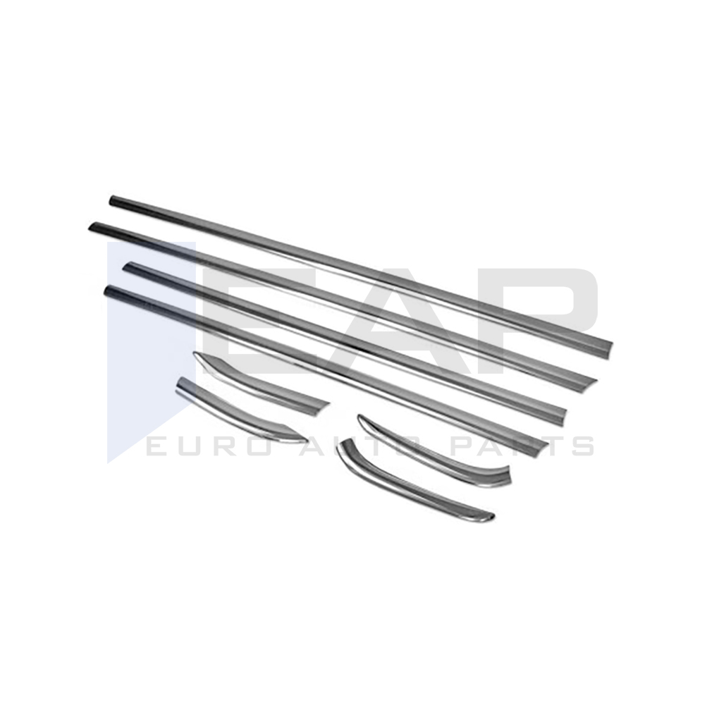 Window Frame Garnish - 8 Pcs - Stainless Steel