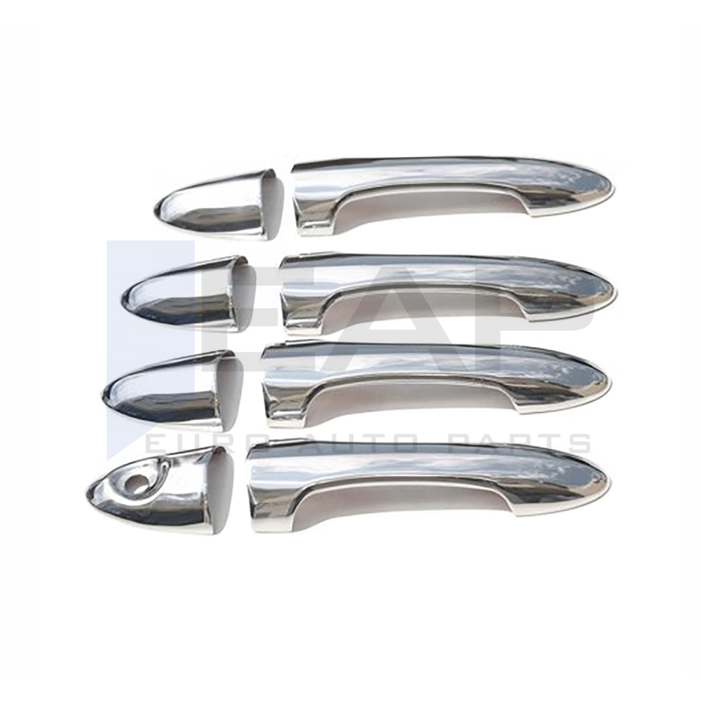 Door Handle Cover (Double Hole) - 4 Doors - Stainless Steel