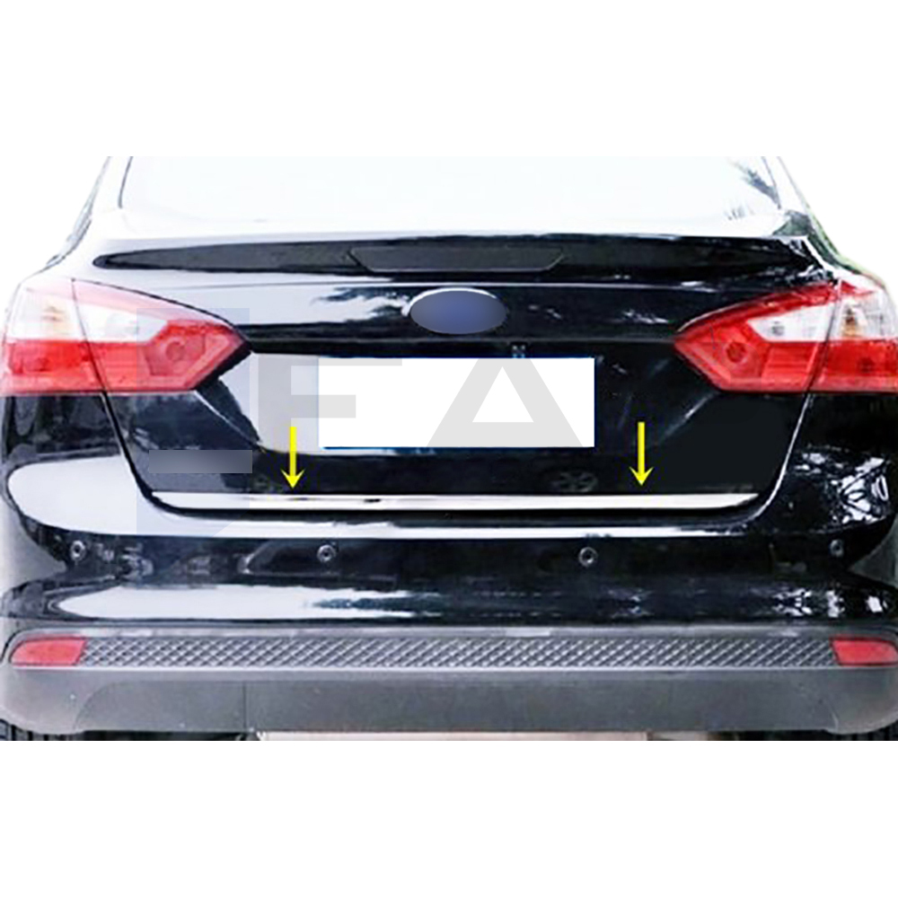 Trunk Lid Trim - Sedan - Stainless Steel