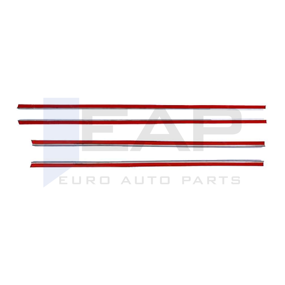 Window Frame Garnish - 4 Pcs - Stainless Steel