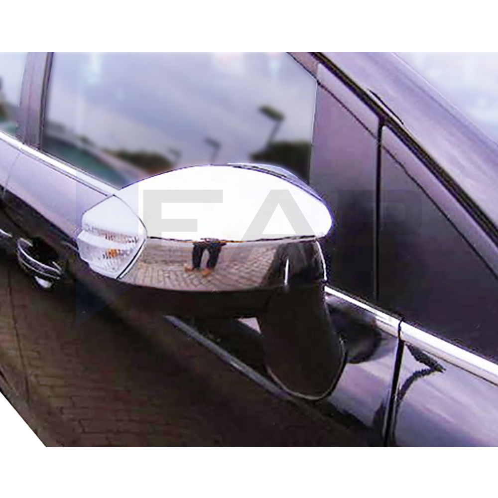 Mirror Cover - 2 Pcs - Stainless Steel